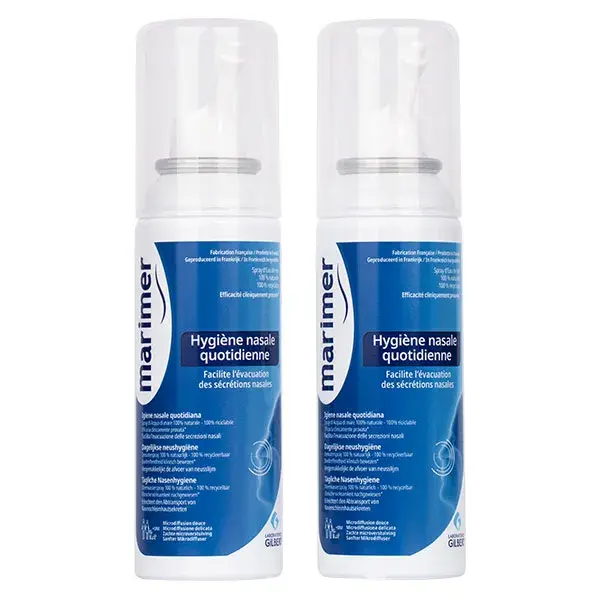 MARIMER Spray Hygiène nasale isotonique lot 2x100 ml