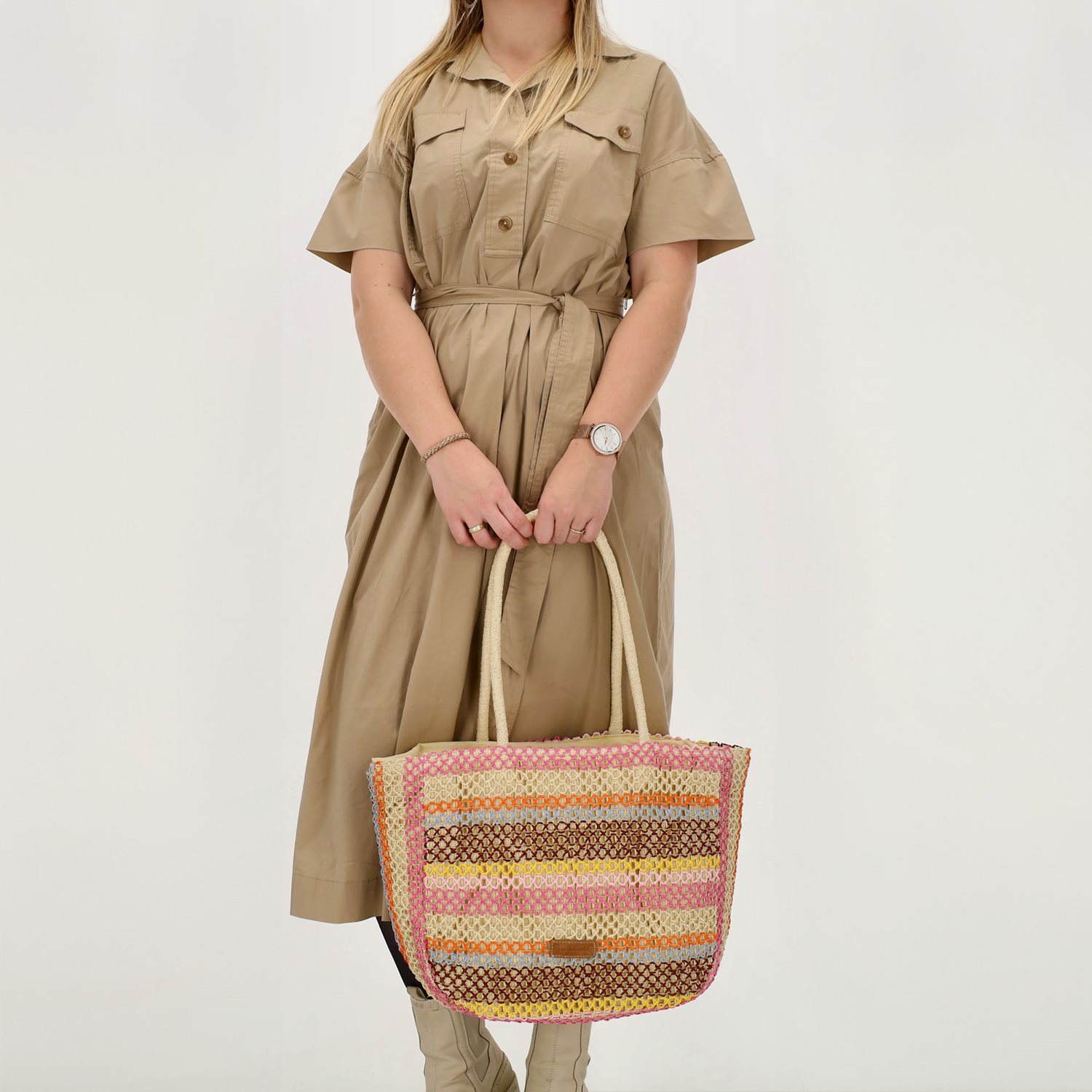 PE Florence Natural life Beachbag multi