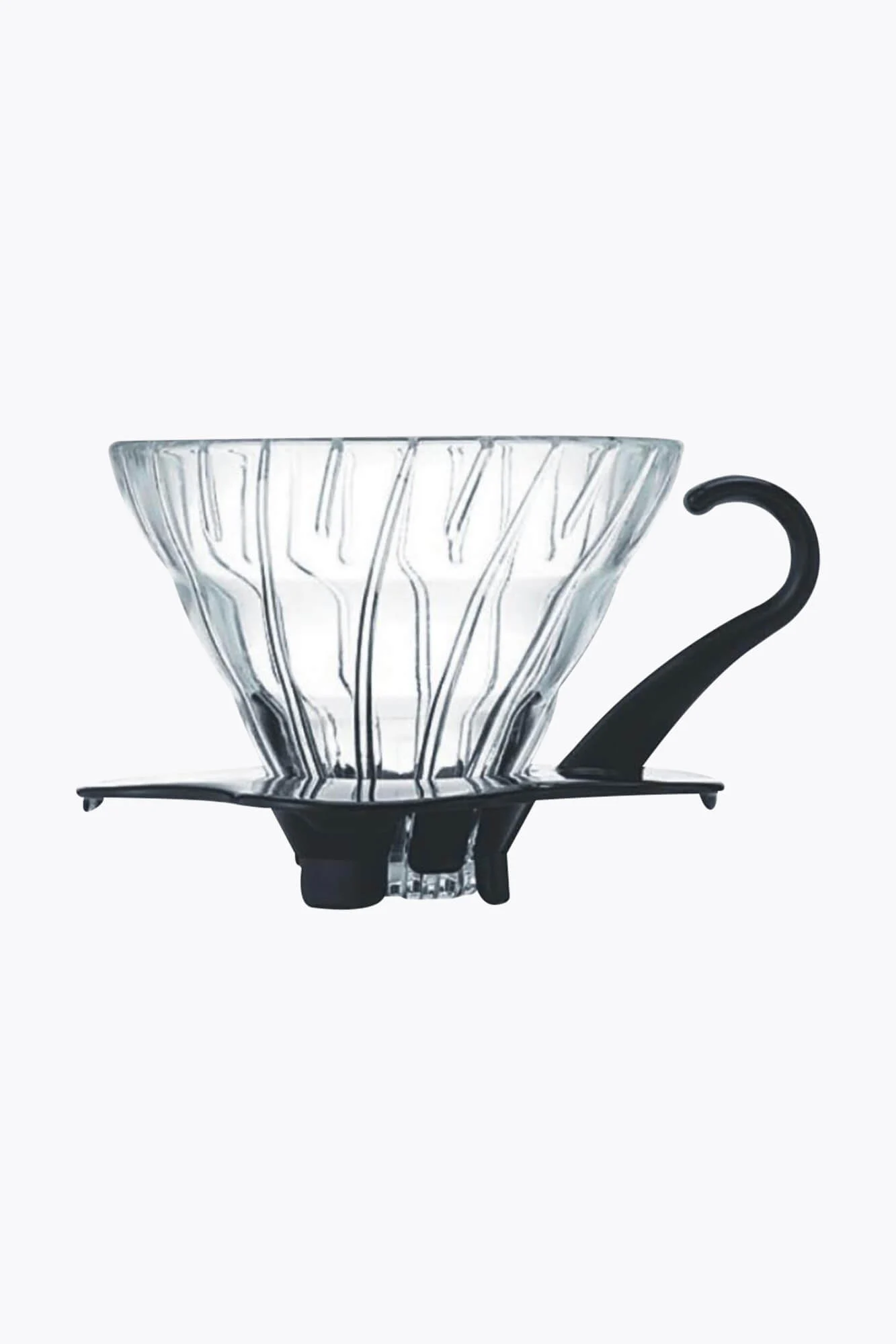Hario V60 Glass Coffee Dripper 01 Kaffeefilter (Handfilter) schwarz