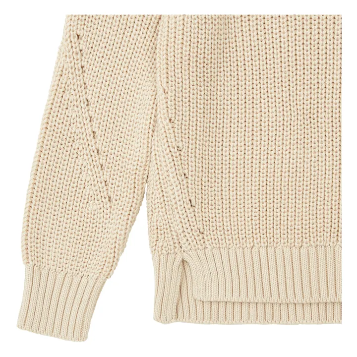 The Simple Folk Pull Col Rond Coton Bio | Beige