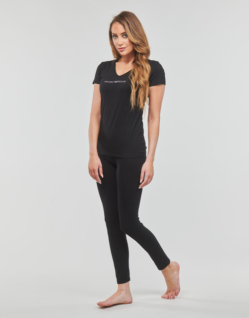 Emporio Armani - T-SHIRT V NECK - Noir