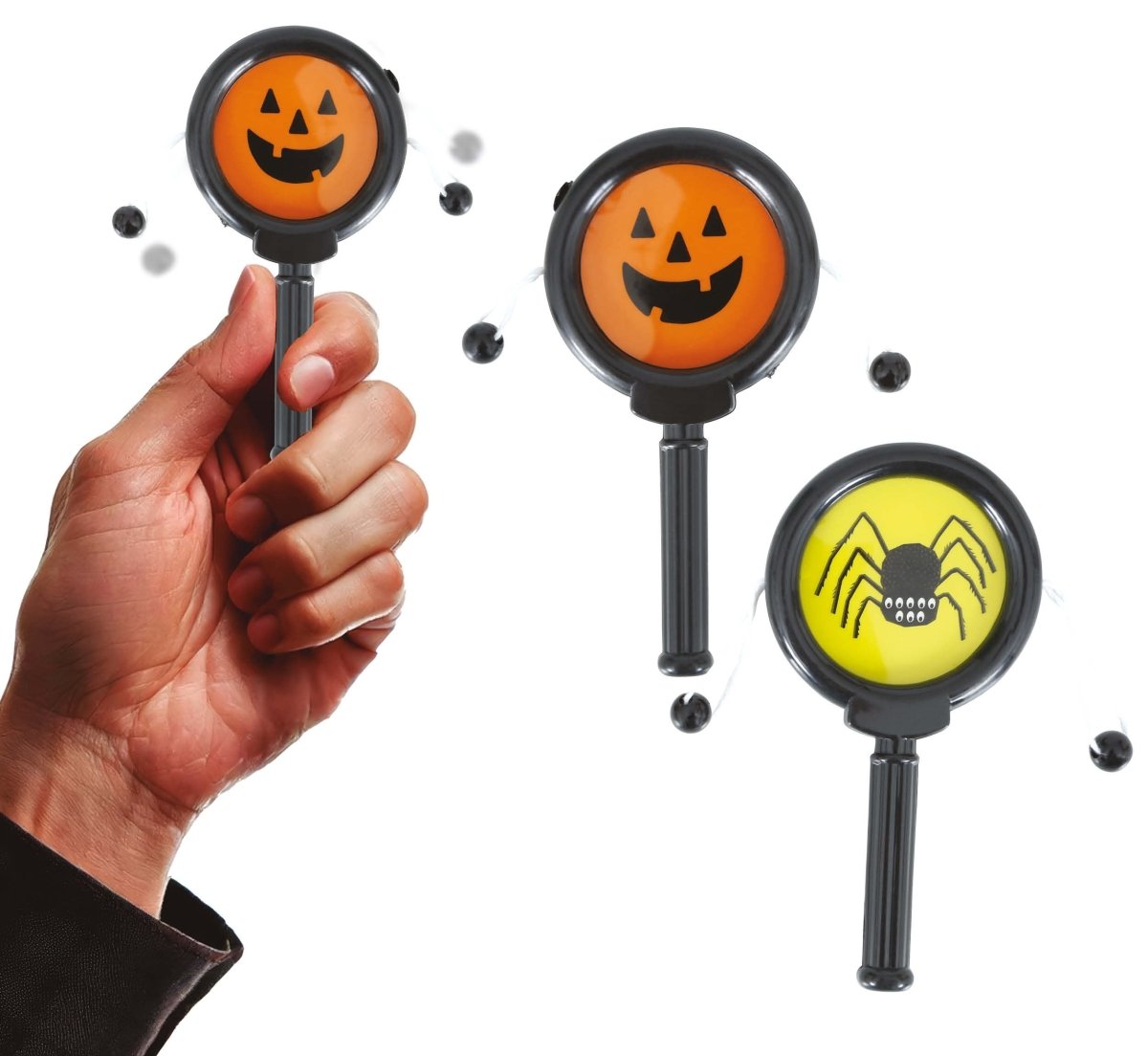 Halloween Uitdeelcadeautjes Rammelaar 5cm 2st