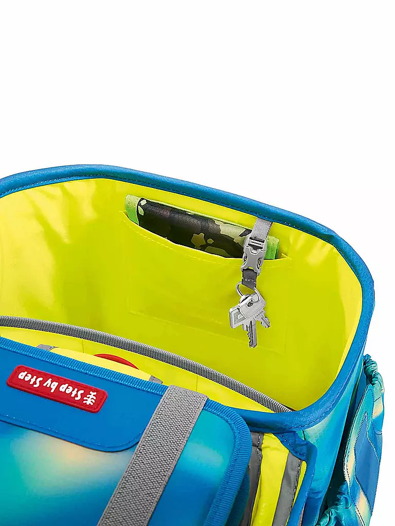 STEP BY STEP Schultaschen Set 5tlg CLOUD FLASH Ninja Zazu  blau