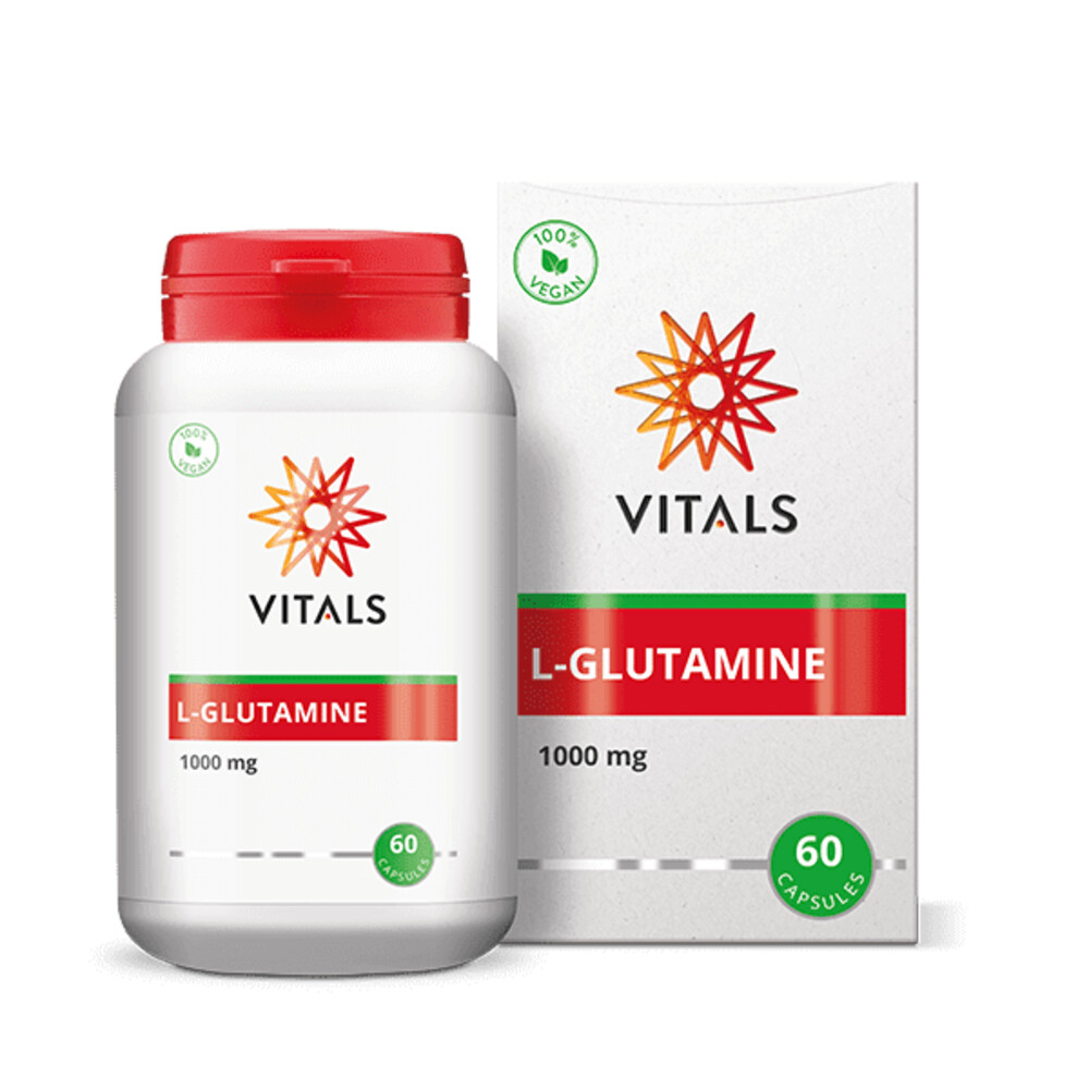 Vitals L-glutamine 1000 mg 60 capsules