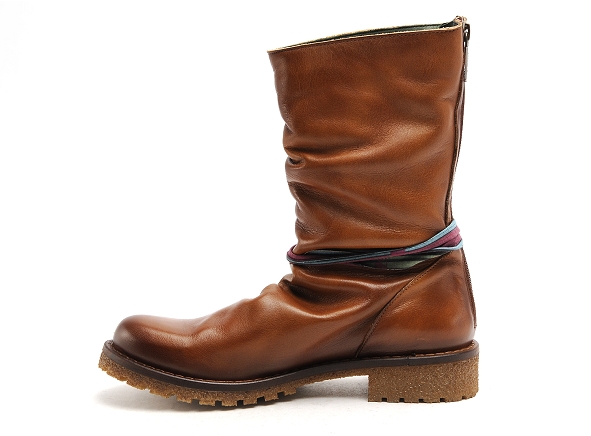 Felmini bottes plates femme d609 marron