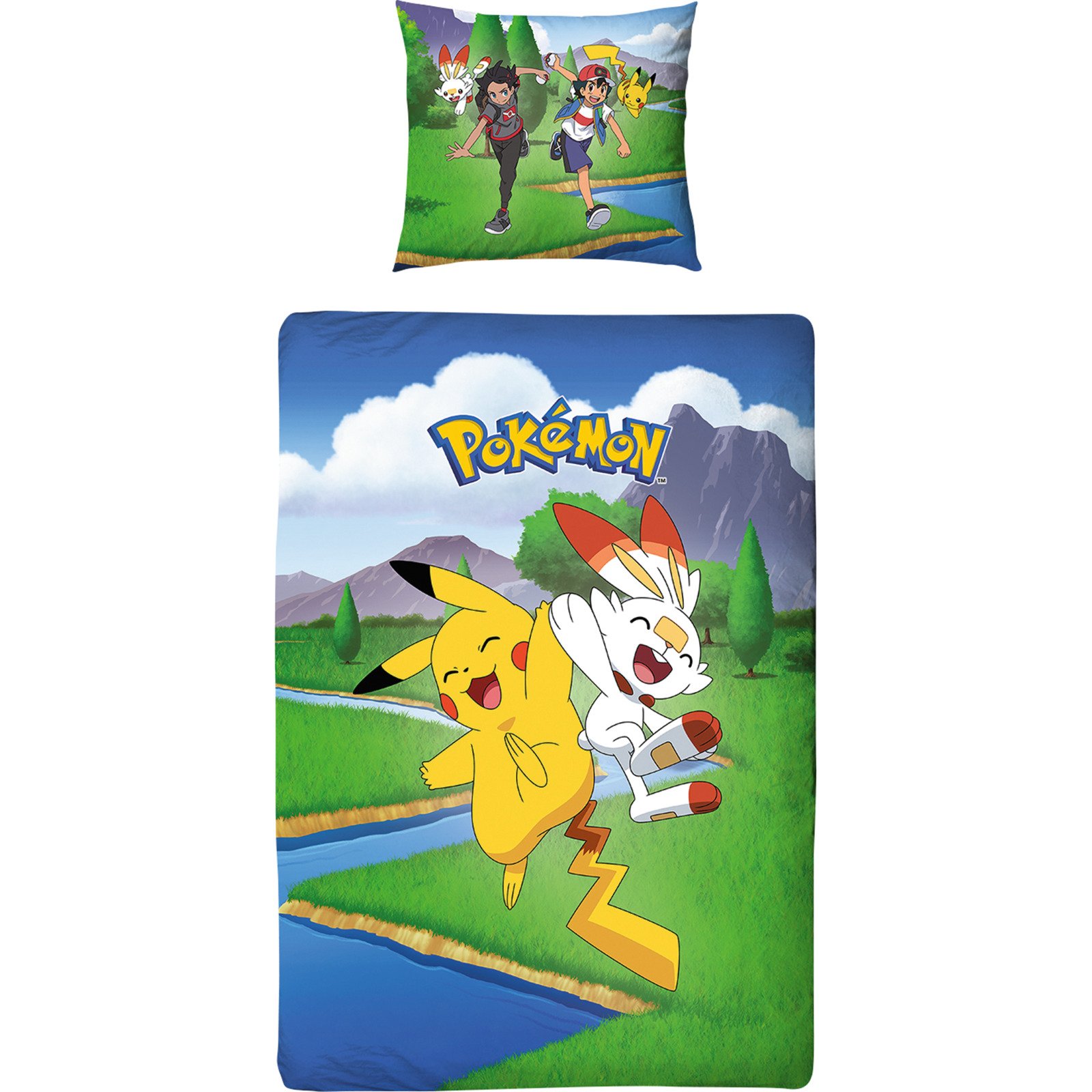 Bettwäsche Renforcé Pokémon grün