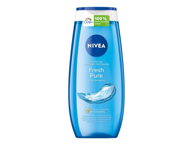 NIVEA Duschgel Fresh Pure 250 ml Pflegende und verwöhnende Cremedusche für ein sauberes Gefühl