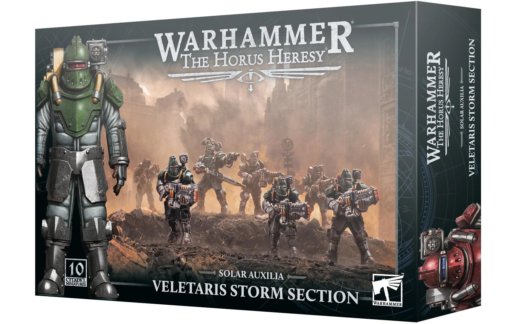 Warhammer Horus Heresy Veletaris Storm SectionWarhammer the Horus Heresy Miniaturen: Auxilia-Solar Veletaris-Angriffsgruppe