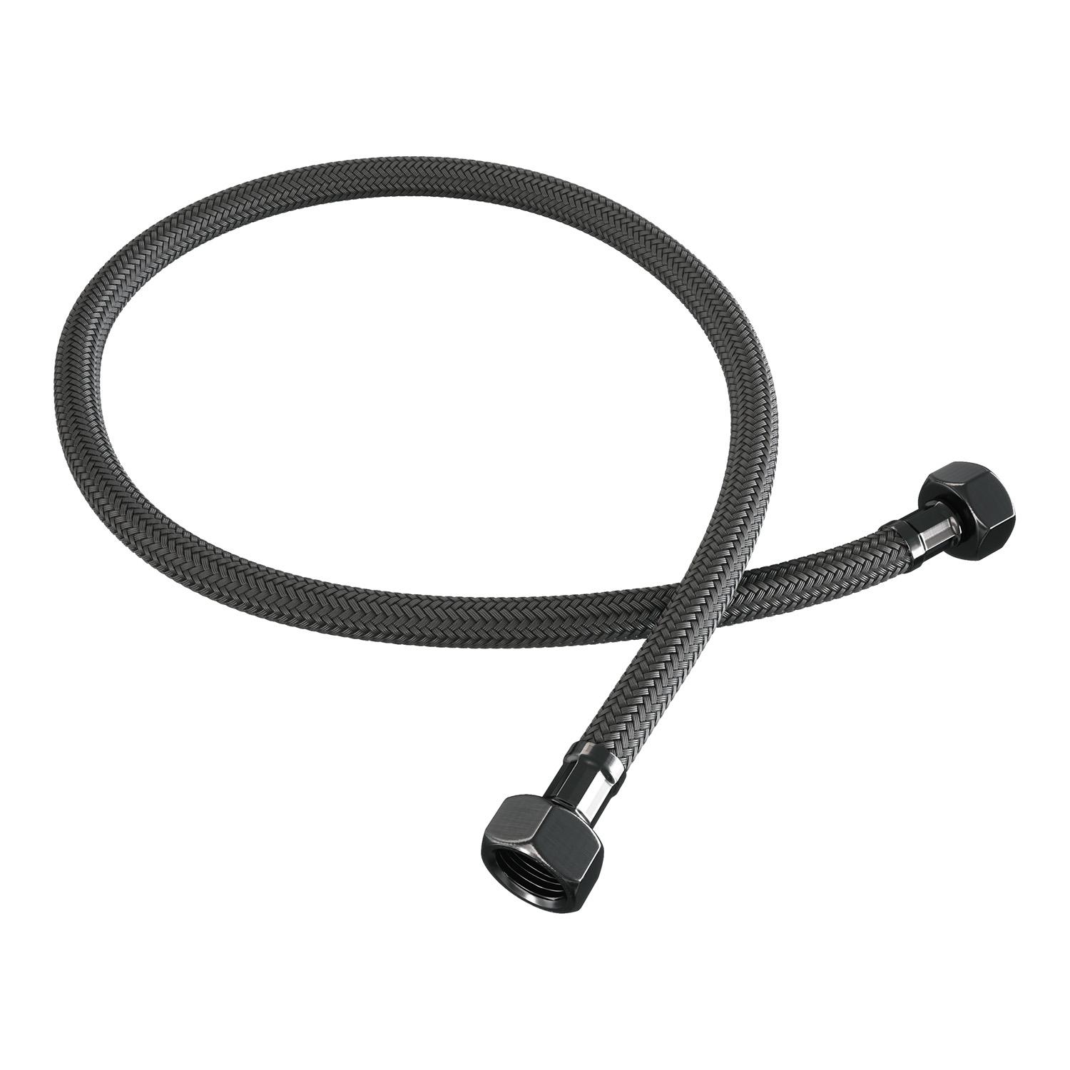 Brauer Gunmetal Edition hoekstopkraan compleet met slang gunmetal geborsteld PVD