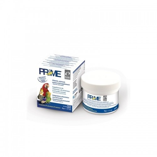 Suplemento alimentar para pássaros Prime com sabor natural