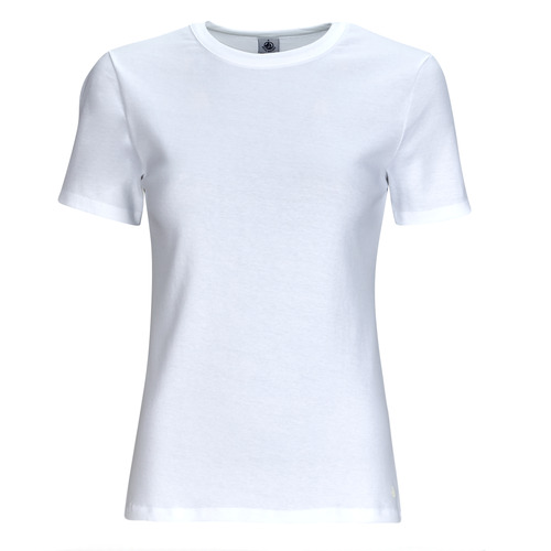 Petit Bateau - MC COL ROND - Blanc