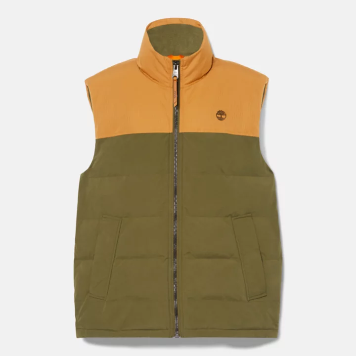 Colete acolchoado Welch Mountain para homem, na cor verde.
