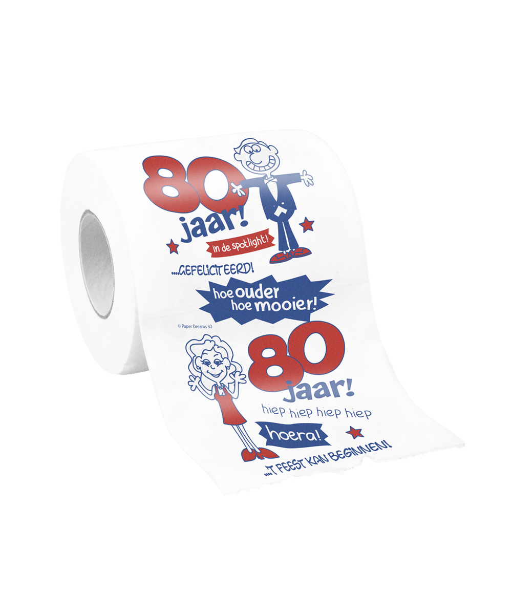 Toiletpapier 80 Jaar