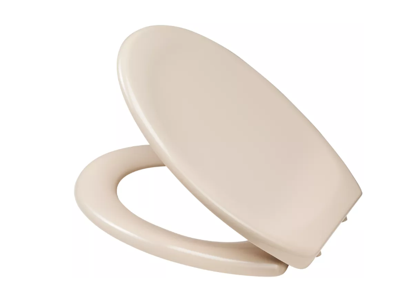 Barbana Slow Down WC Sitz Toiletten Deckel Auflage Badezimmer Home Deko mit Absenkautomatik (31166646) - Beige