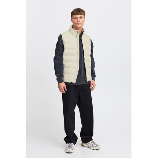 Solid Milas Vest, Oatmeal, XXL