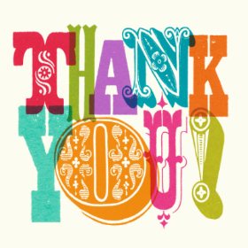 Thank You Type Set