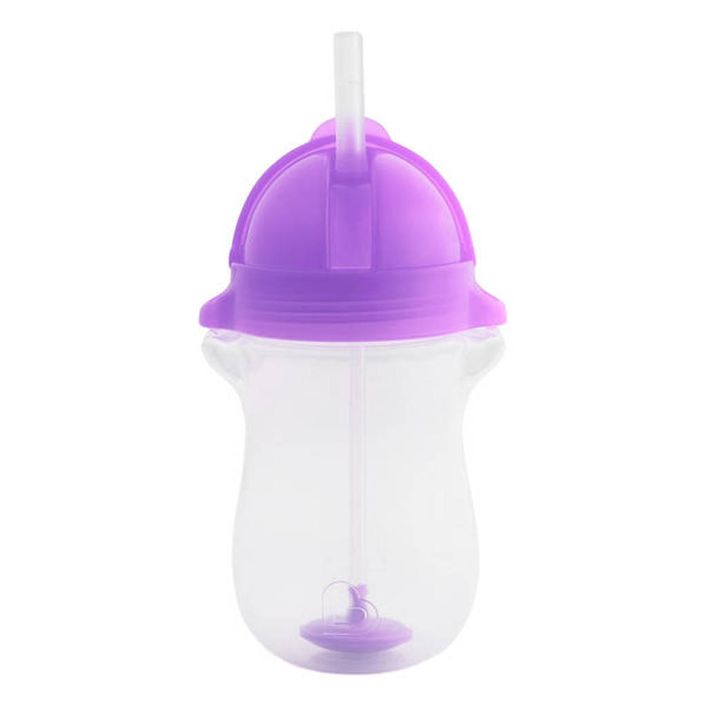 Click Lock Tip & Sip Straw Cup Big drinkbeker paars