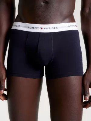 Conjunto com 3 Cuecas Boxer com Cós Elástico e Logo Essencial
