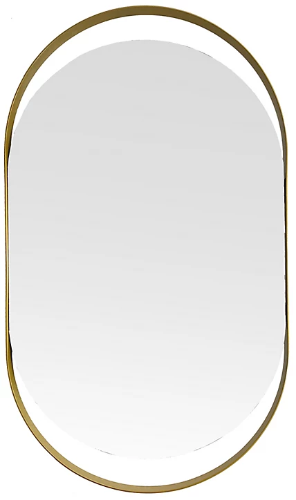 Miroir ovale doré Dada Art l.40 x h.69 x ep. 2 cm