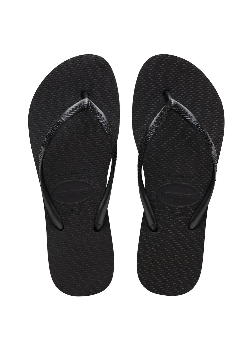 Havaianas  Slim Flat Form klipklapper - sort