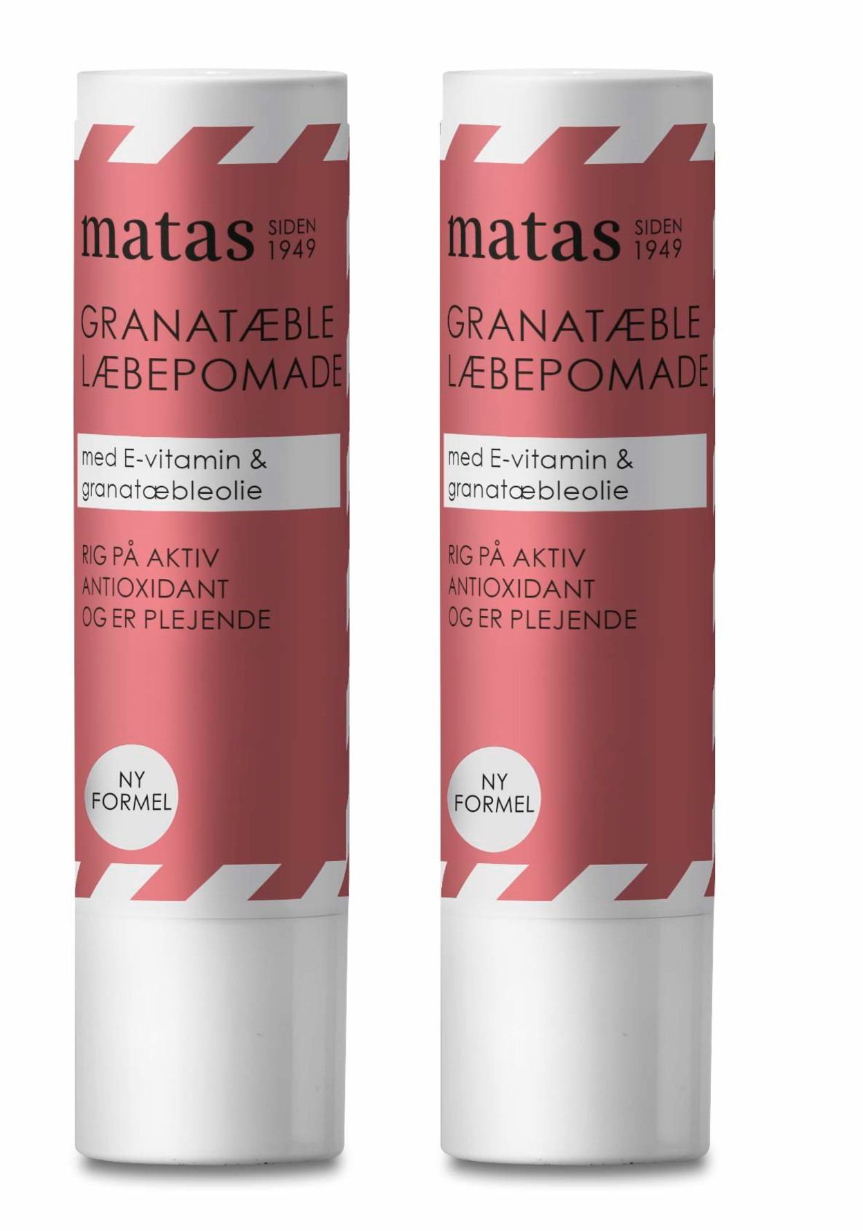 Matas Striber Granatæble Læbepomade 2 stk.