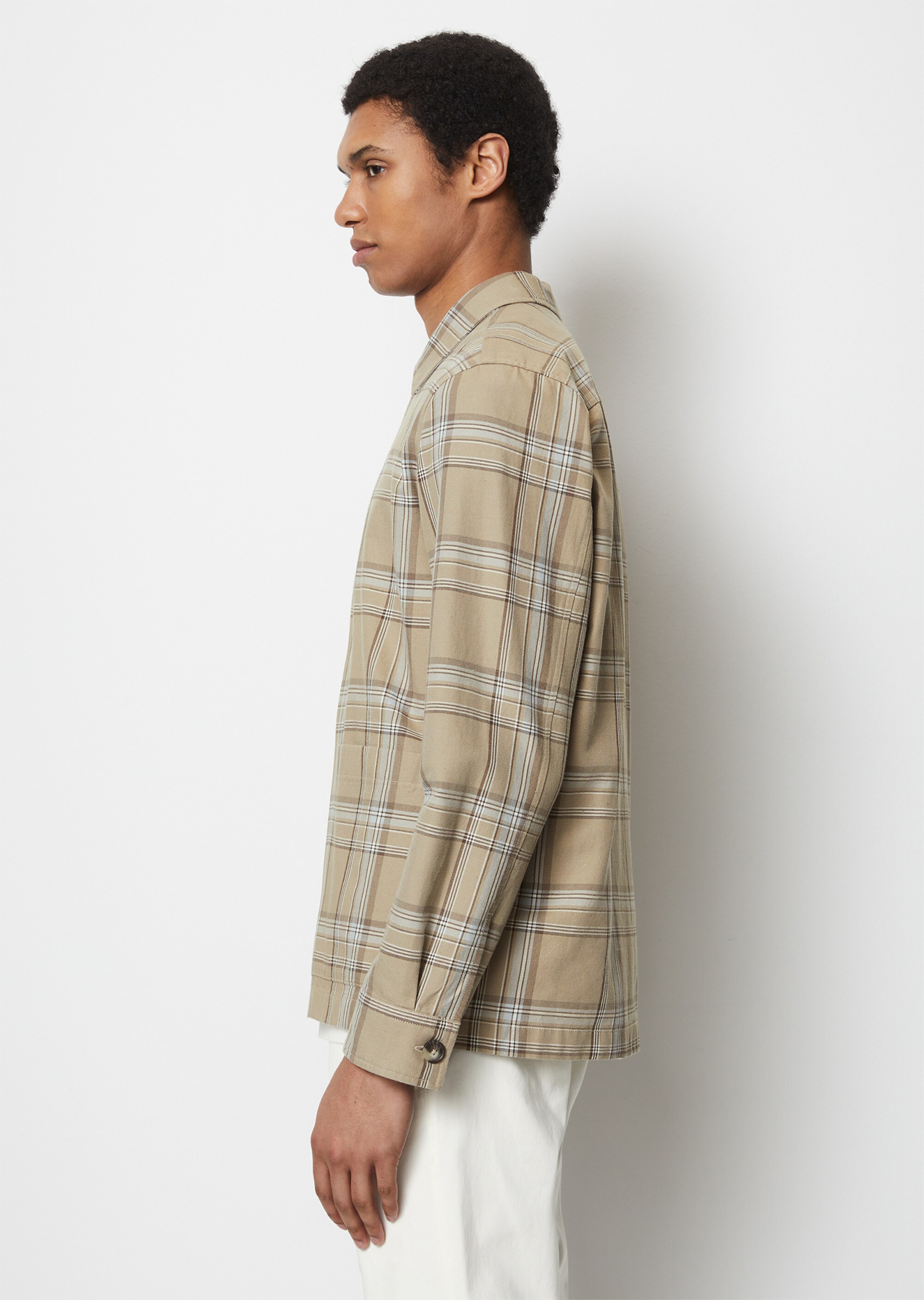 Camp Overshirt aus Bio-Baumwolle und Leinen