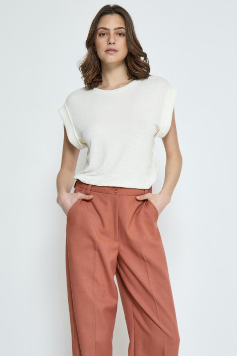 Peppercorn ecru dames t-shirt