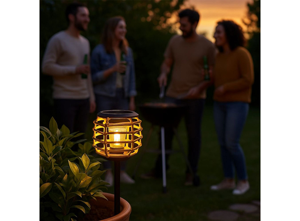 Arti Casa solar bamboo grondlamp