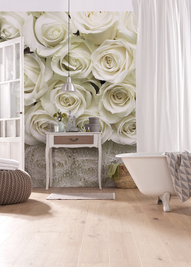 Komar Fototapete »A la Rose - Grösse 368 x 254 cm« bedruckt glatt Wohnzimmer, Schlafzimmer
