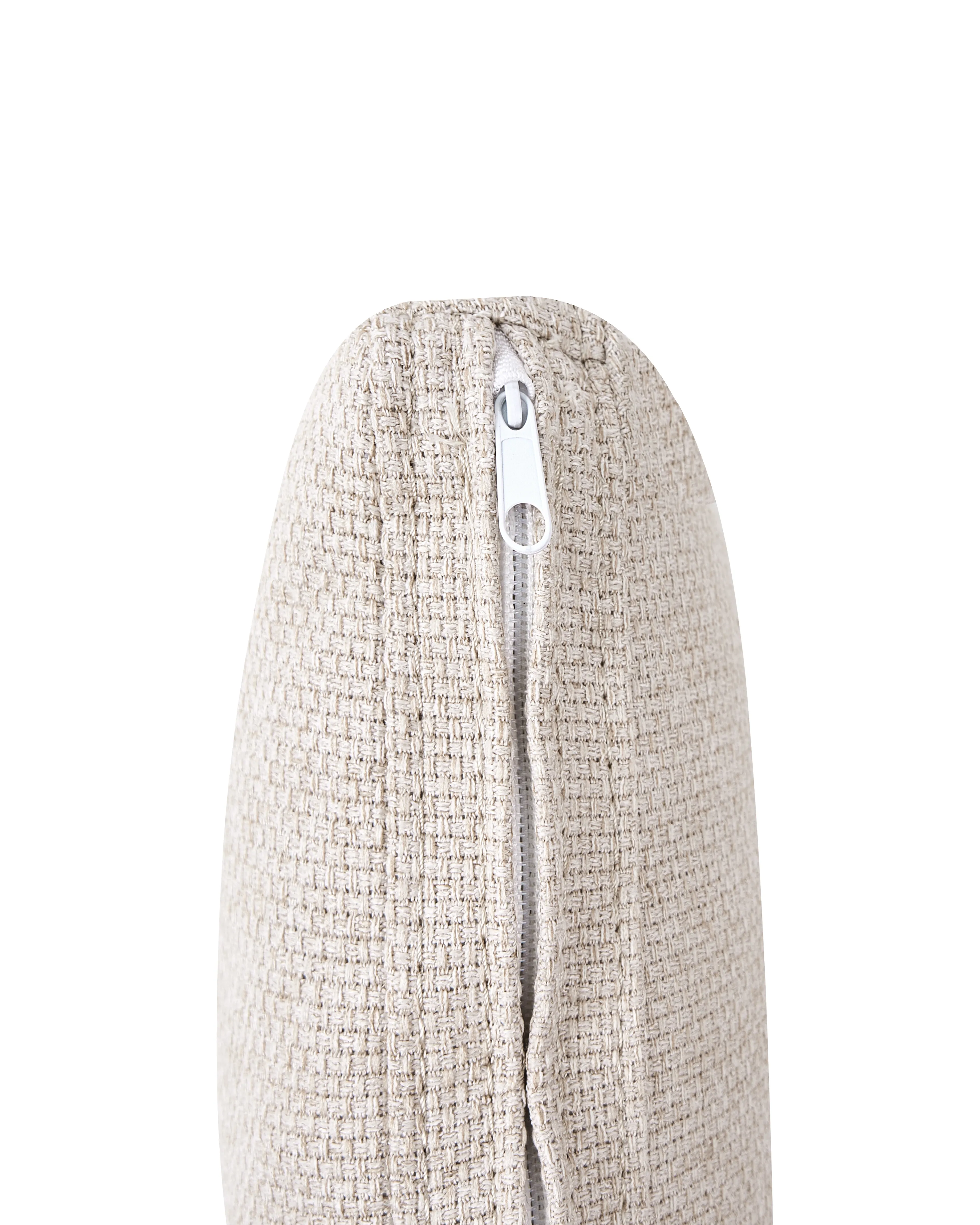 Fauteuil RINGEL met kussens Stof Lichtbeige