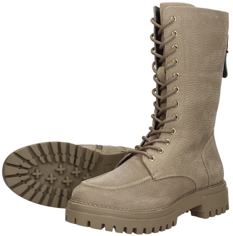 Sub55 Veterschoenen Hoog taupe