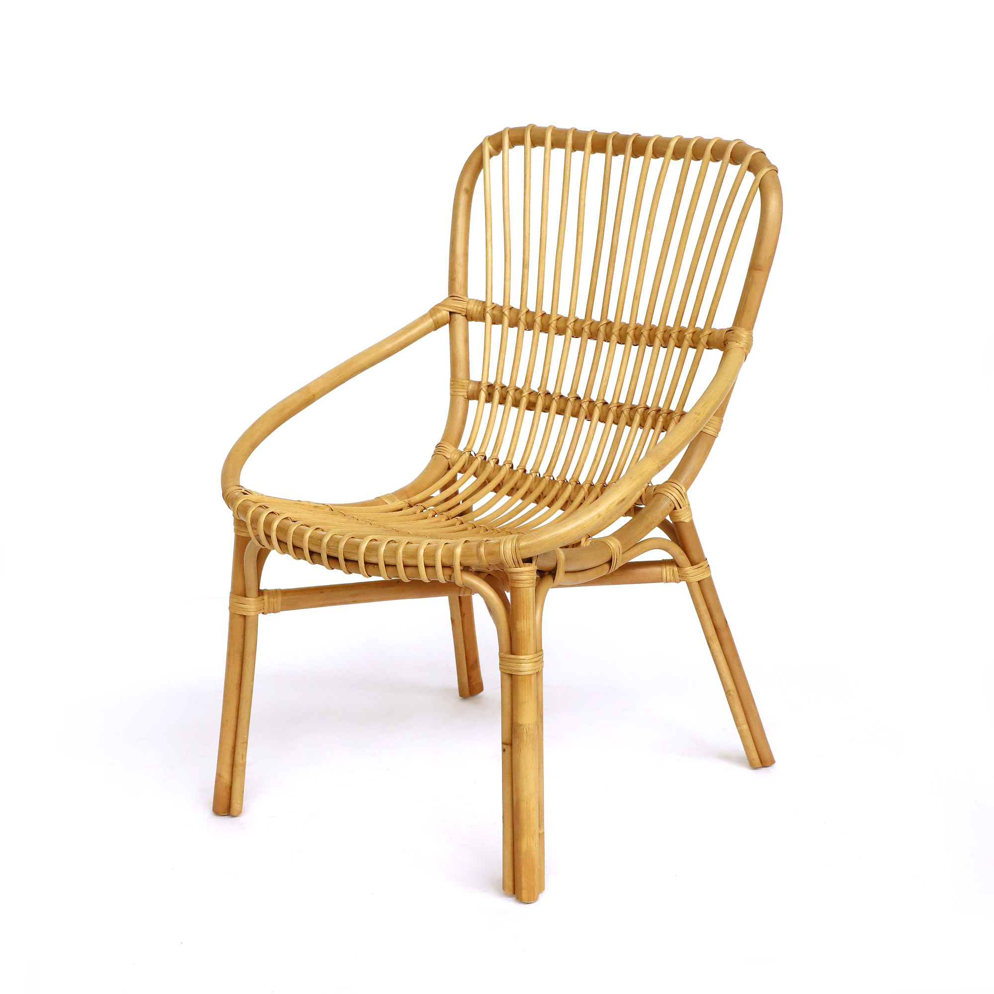 Rattan-Stuhl 'Sanders', natur, B 64 cm, H 90 cm, L 69 cm günstig bestellen