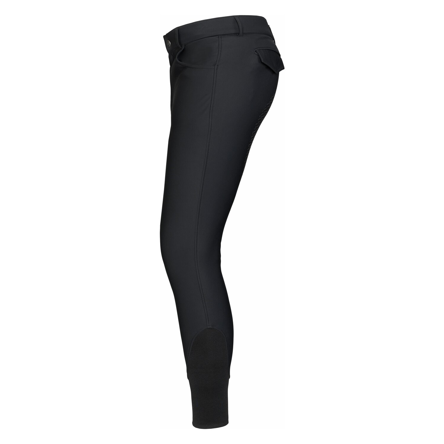 black forest Vollbesatz-Reithose Softshell Grip - black
