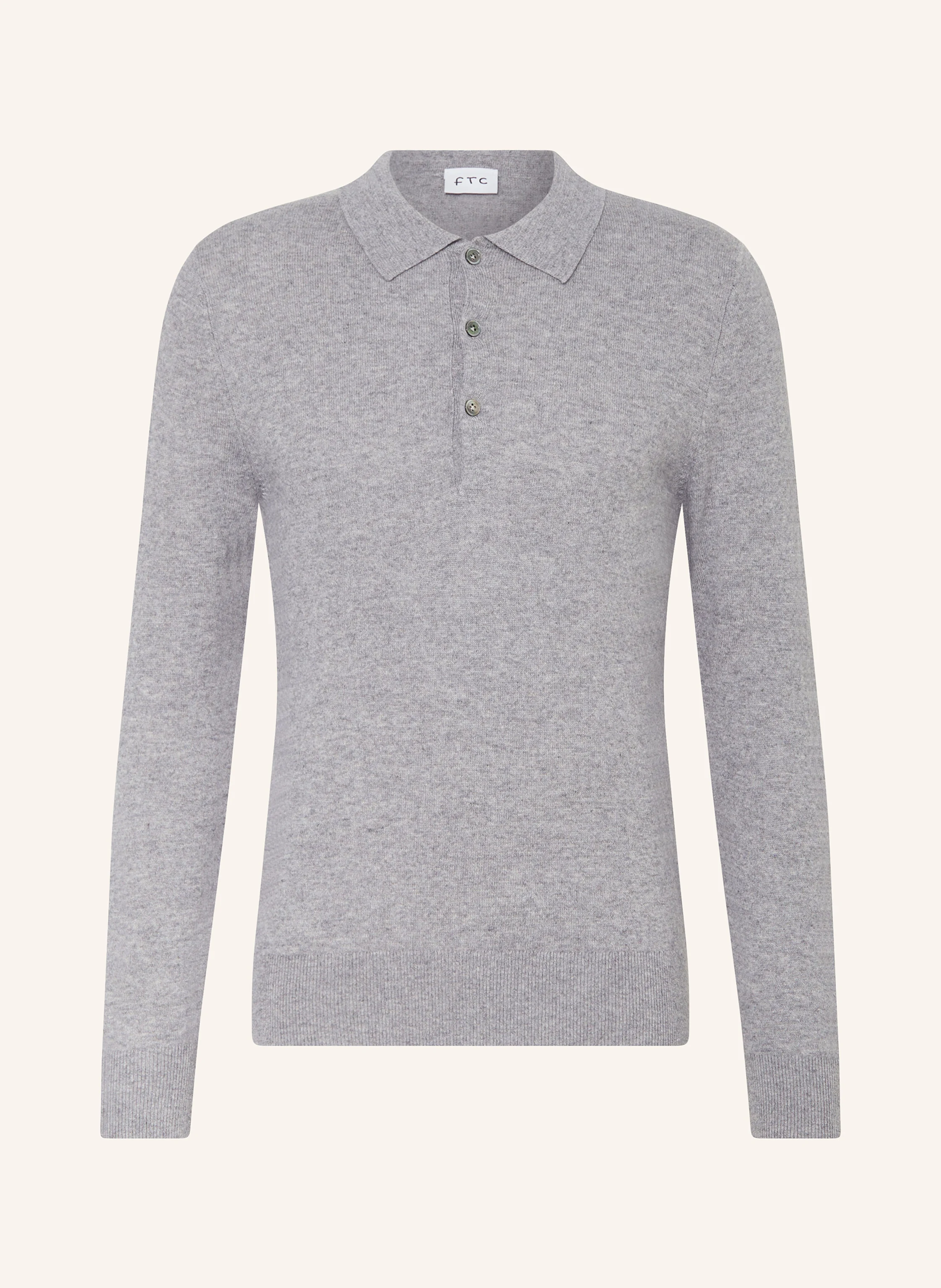FTC CASHMERE Strick-Poloshirt