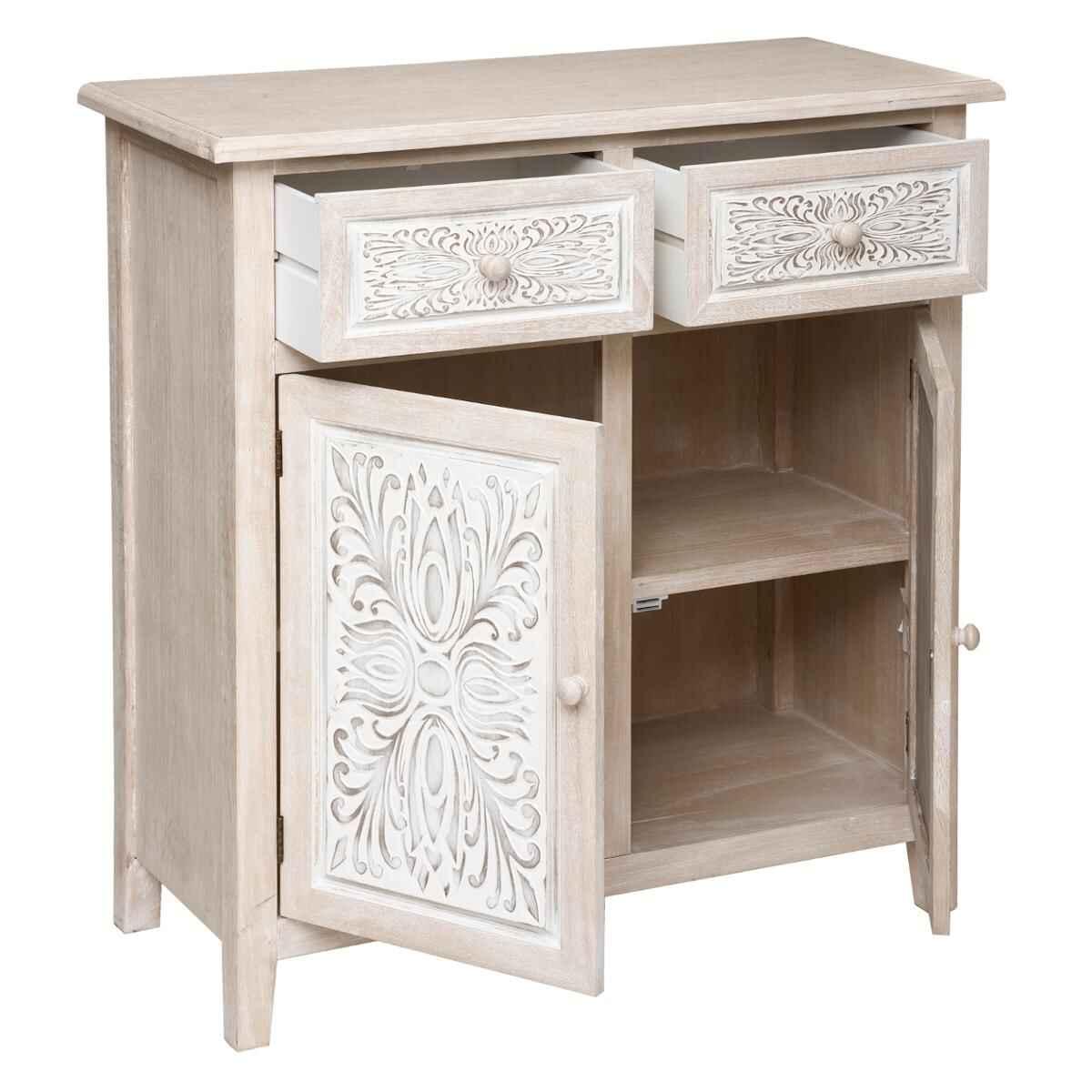 BUFFET 2 PORTES 2 TIROIRS HINA