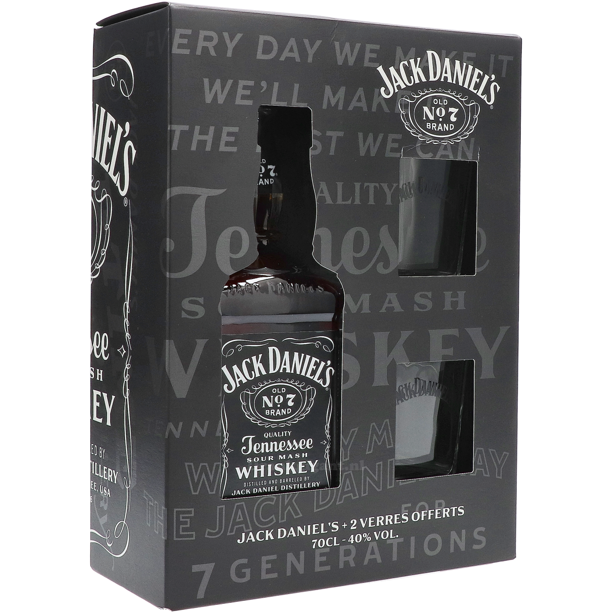 Jack Daniels Cadeauverpakking 70 cl
