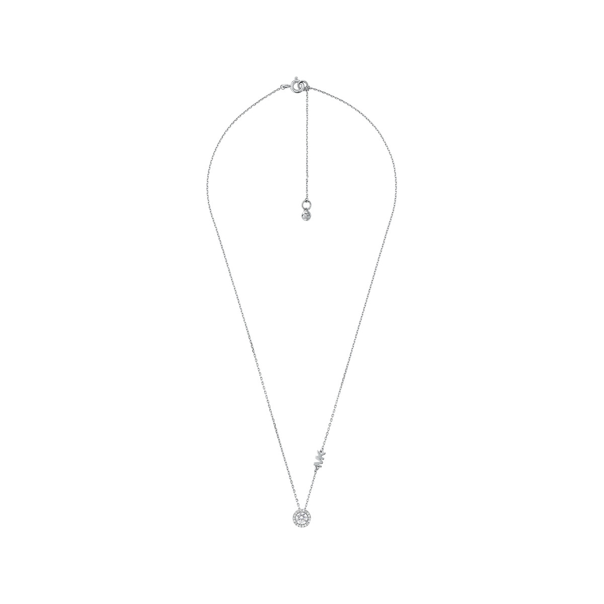 Collier MICHAEL KORS argent 925 rhodié zirconias 45 cm