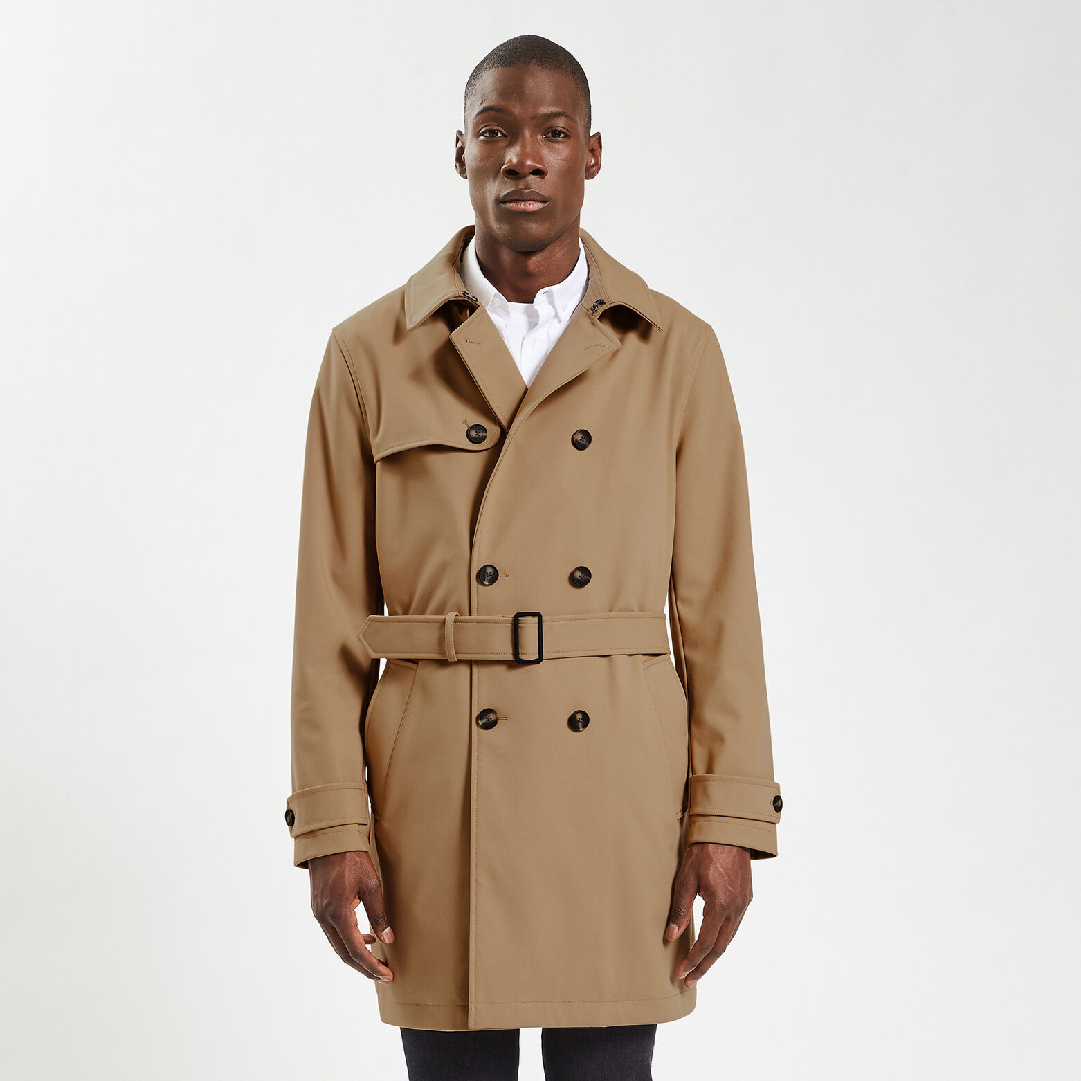 Trench ceinturé Beige