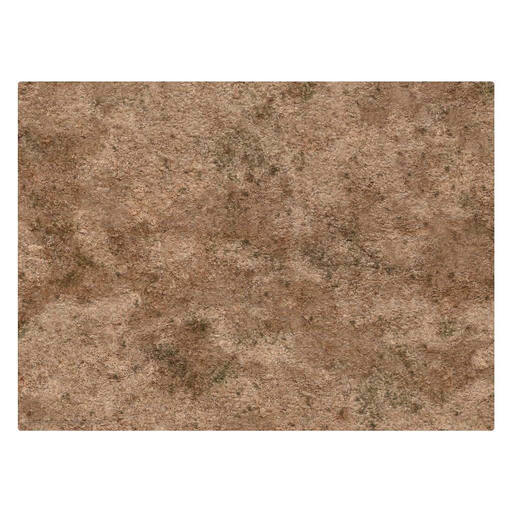 Tapis de jeu 75x55 cm - Broken Grassland / Desert Scrubland