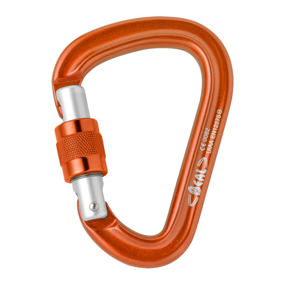 Beal BE SAFE SCREW - Mousqueton orange