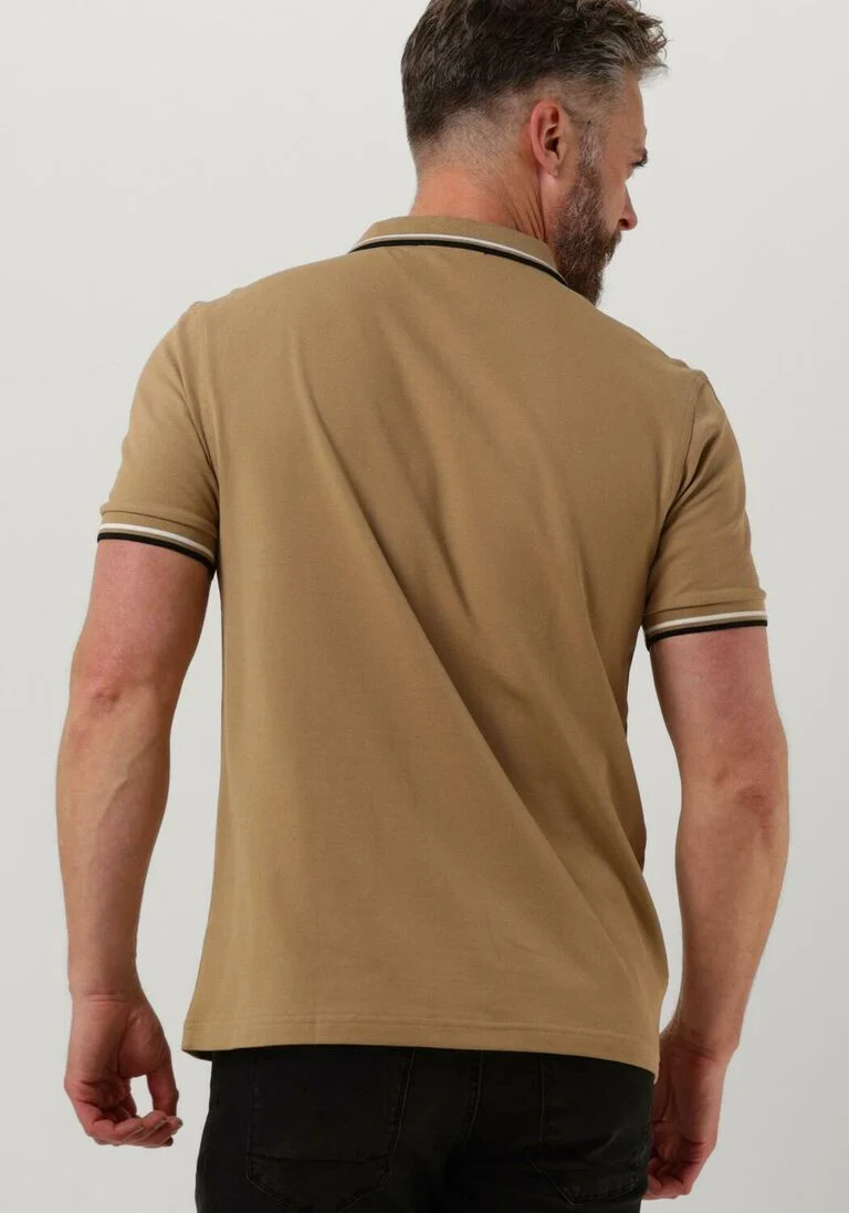 FRED PERRY khaki fred perry polo twin tipped fred perry shirt
