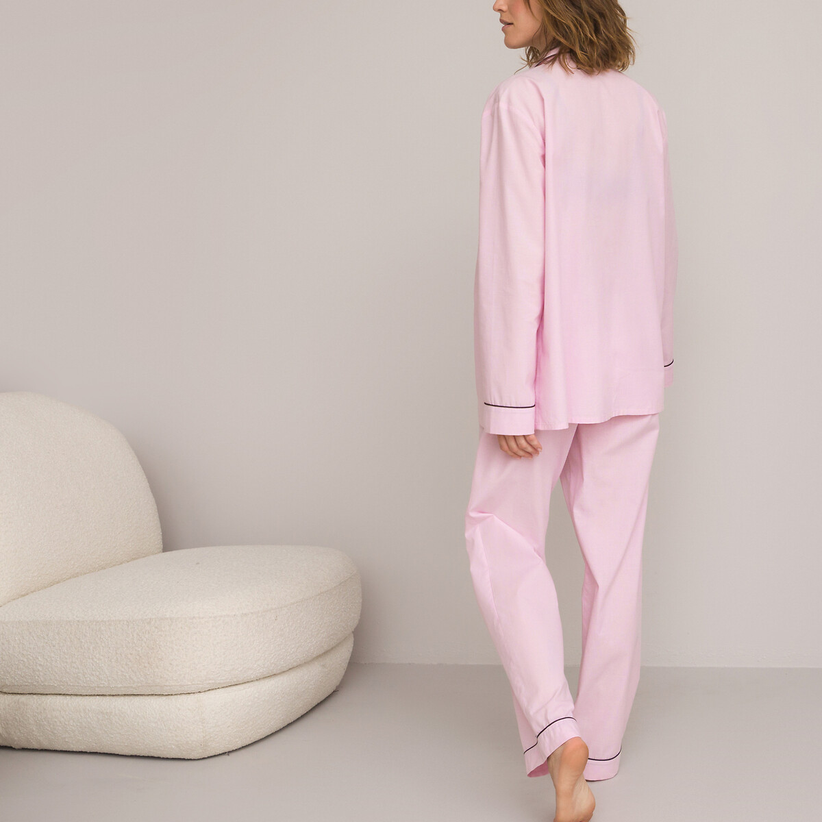 COLEÇÕES LA REDOUTE<br>Pijama efeito cambraia, Signature