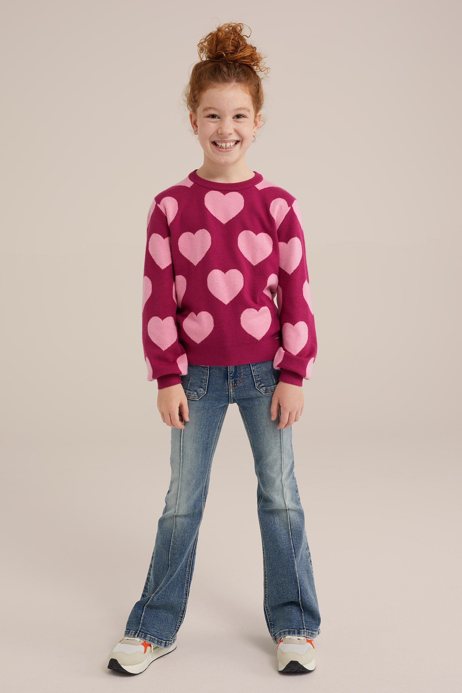 Meisjes super skinny fit jeans met stretch Blue Ridge Lichtblauw