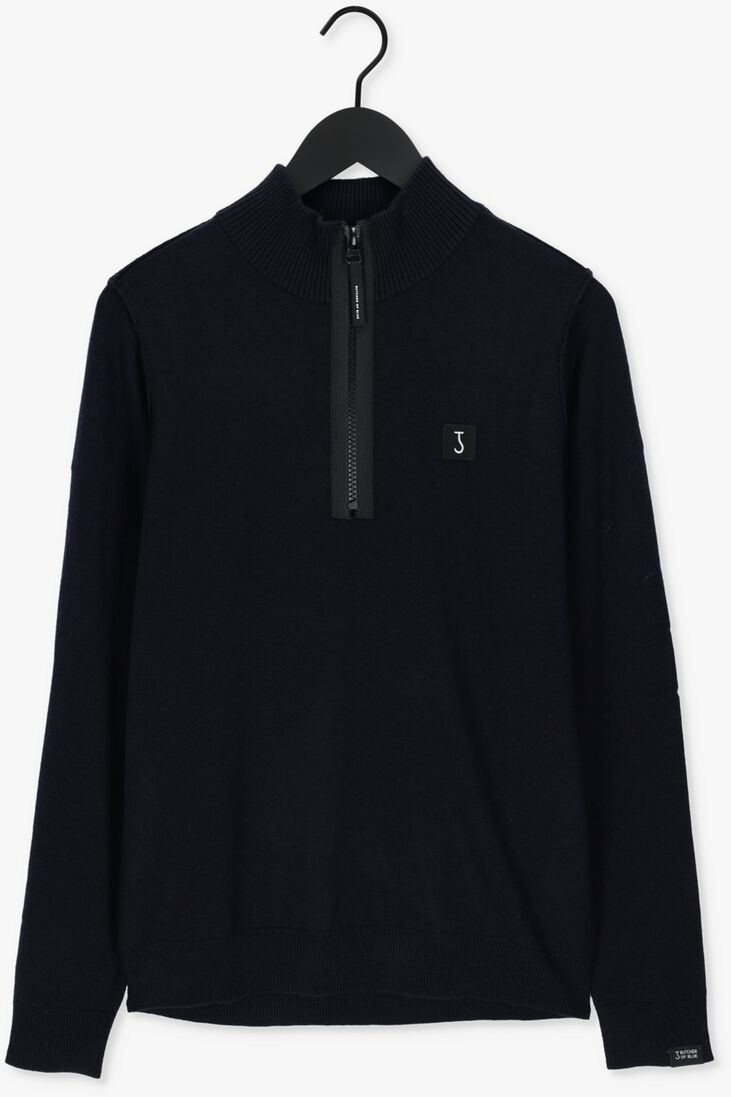 BUTCHER OF BLUE blauwe butcher of blue trui clifden halfzip
