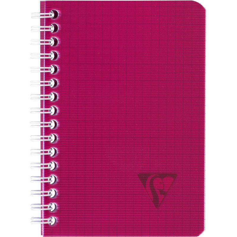 Carnet spirale Linicolor format 9 x 14 cm petits carreaux 100 pages