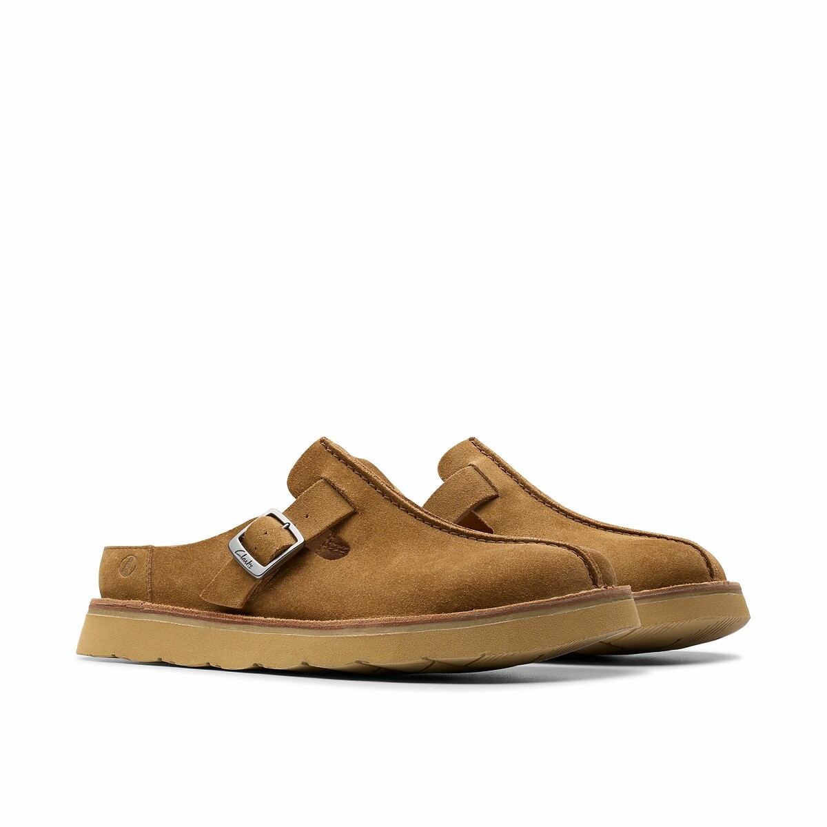 CLARKS<br>Mules fechados em camurça Solsbury