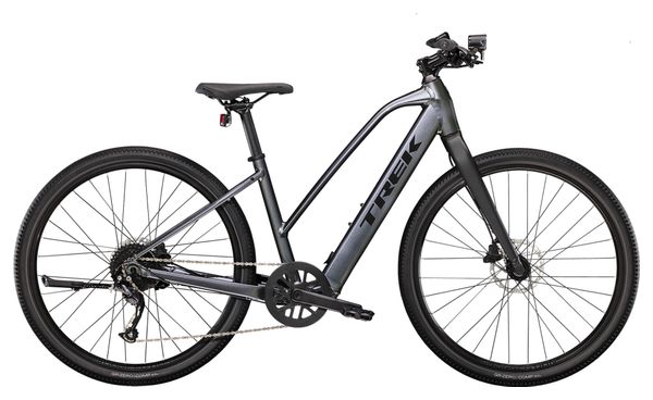 Vélo de Fitness Électrique Trek Dual Sport  2 Stagger Shimano Altus 9V 250 Wh 650 mm Gris