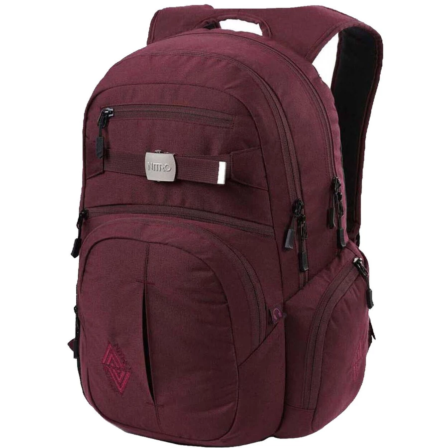 Nitro Hero - Laptoprucksack 17 52 cm wine