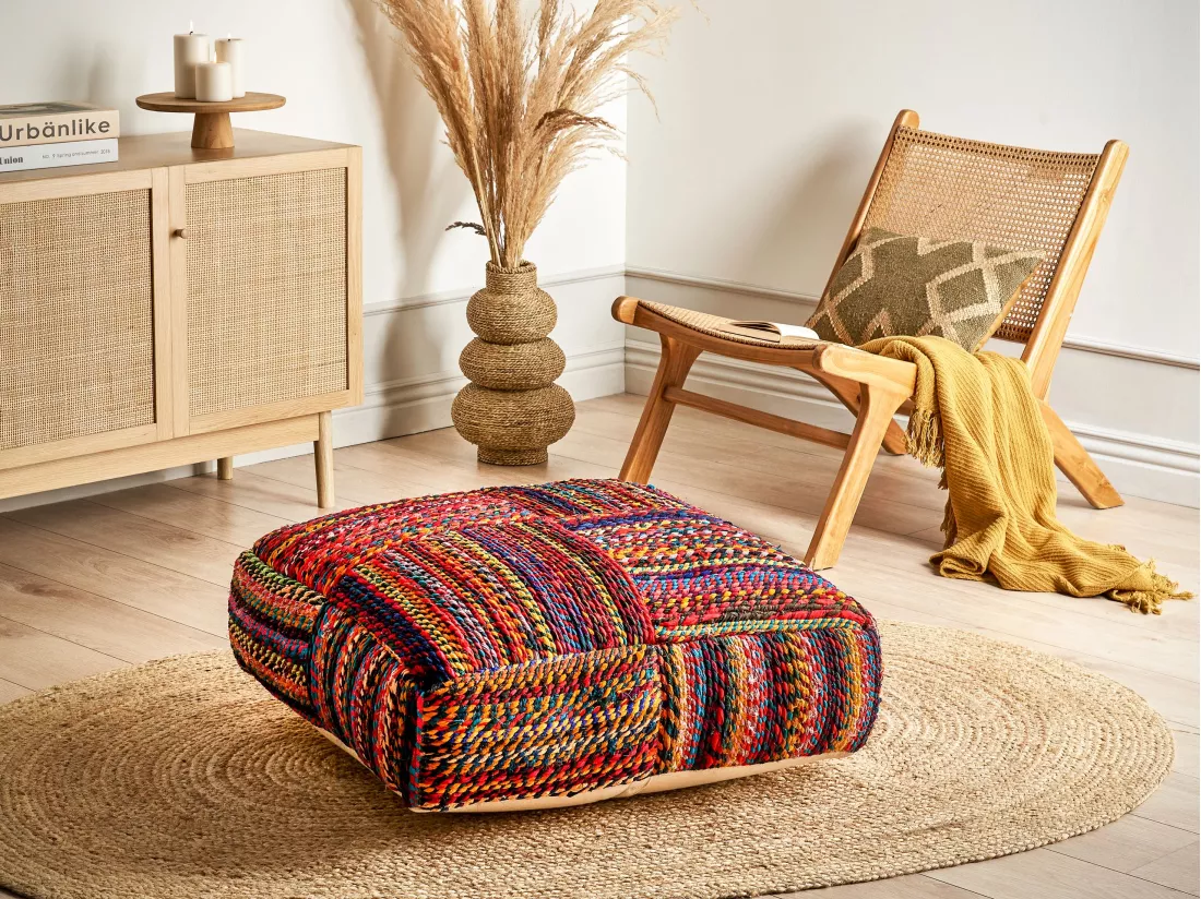 Coussin de sol MEKHTAR Coton Multicolore