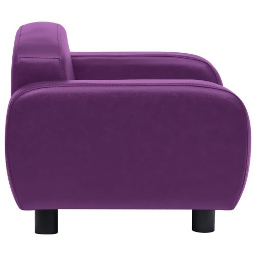 sofá alongado roxo para cães da vidaxl